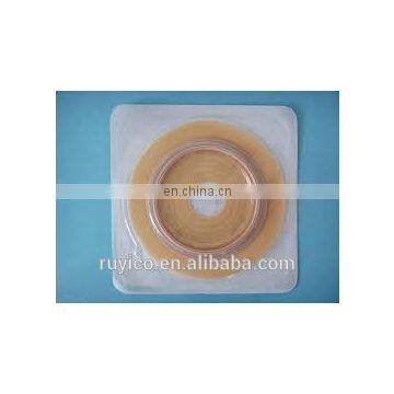 disposable hydrocolloid flange / pouch for colostomy care