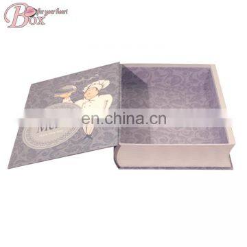 High Quality Cartoon GIft Packaging Box of Book Shape