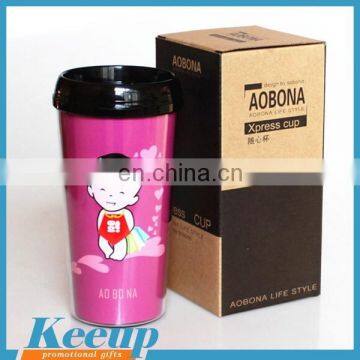 Bulk Buy From China Plastic Paper Insert Travel Mug