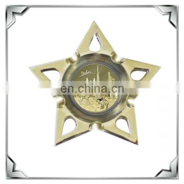 Custom Logo Metal Souvenir Ashtray Five-point Stars