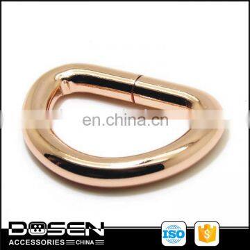 Custom Difference Surface Treatments Blet D Shape Buckle D Ring Bag Strap Buckle For Handbags Duffel Bag Purse Metal Accessories photo-5
