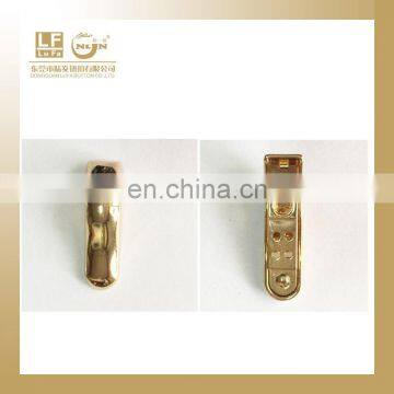 simple design golden metal duckbill buckle for ladies sweather