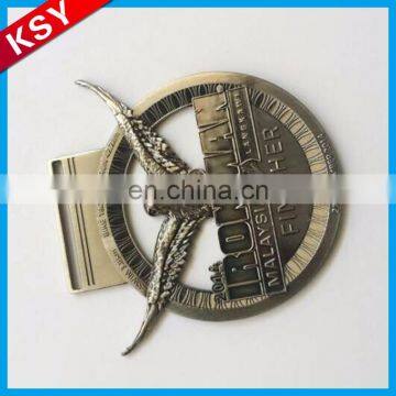 Golden China Supplier Best Price Design Souvenir Coin Rectangle Medal