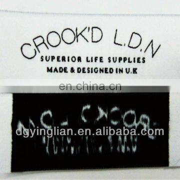 Wholesale Garment Endfoled Woven Neck Labels