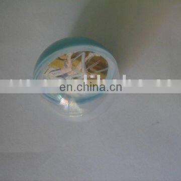 plastic hollow ball with 3.5 cm in diameter for open