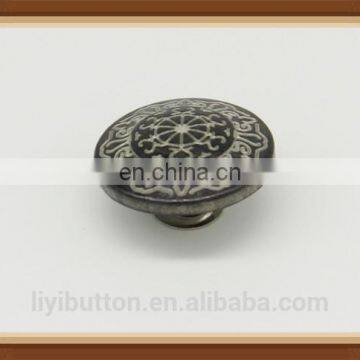 new style contrasted tin button for clothing