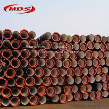 iso2531 ductile cast iron di k7 pipeline