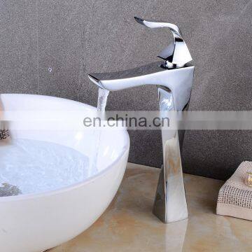 Wholesale elegant antique long handle black brass cheap bathroom basin faucet for bathroom