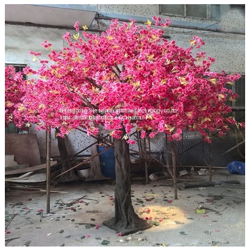 simulation 3.5 meter pink cherry tree with natural leaves