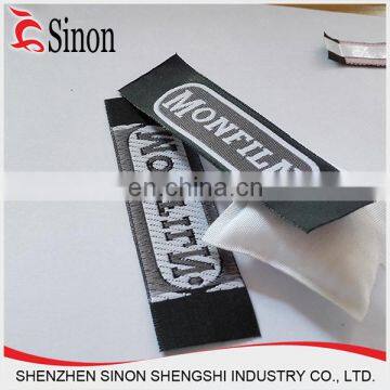 garmetnts private custom logo printed woven clothing label