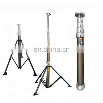 Pneumatic Lightweight Head Load 15kg Antenna Mast