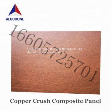 Alucoone Copper Brushed Composite Panel Copper Panels