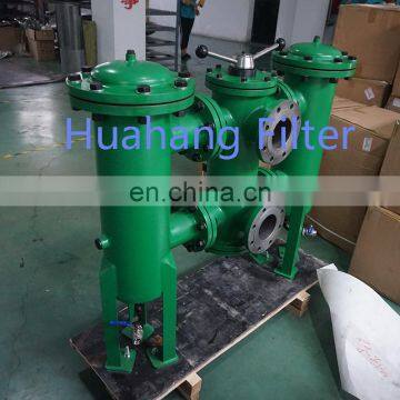 Корпус фильтра возвратного масла с двумя картриджами SDRLF-1300W/80 с высоким потоком для высоконапорной гидравлической системы масла photo-2