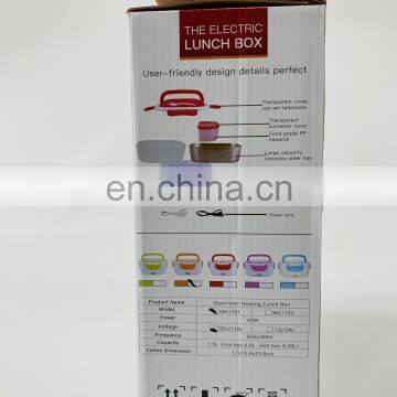 Electric Lunch Box Stainless Steel Bento for Office Lunch Box With Cutlery Wholesale Food Warmer Electric Convenient and Swift photo-4