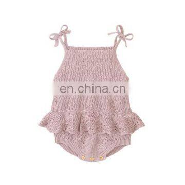 2020 Summer Baby Girls Clothes Brand New Rompers Clothing Fashion Cute Cherry Prints Kids Clothing