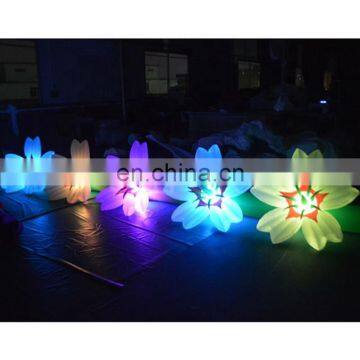 Colorful LED Inflatable Flower Chain Wedding Flower Stage Decoration For Sale photo-7