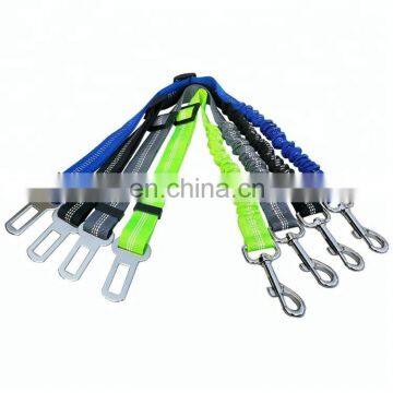 Multicolor Adjustable Nylon Bungee Dog Pet Seat Belt for Car photo-2