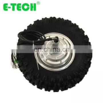DC Brushless Gearless 13 Inch Single Shaft 48V 800W Electric Hub Motor Wheel photo-3
