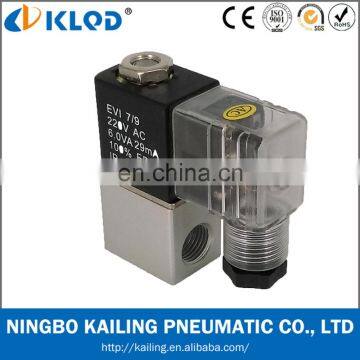 Aluminum material 2/2 way direct acting 2V025-06 solenoid valve KLQD brand