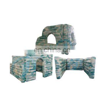 Cheap Inflatable Camouflage Wall Tank X Paintball Bunker Obstacle Set Archery Tag Game Air Soft Bunkers Paintball Inflatable photo-2