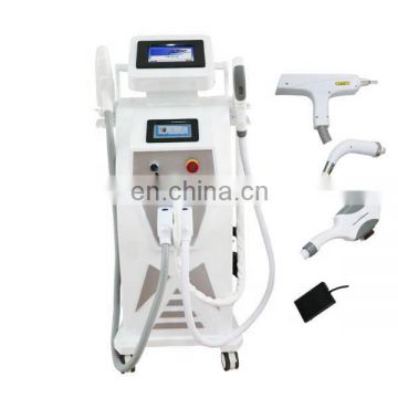 Multifunction 4 in 1 IPL RF ND YAG Laser Hair Removal Machine /RF Elight Skin Rejuvenation Machine