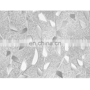 Glass factory high quality custom clear texture pattern glass