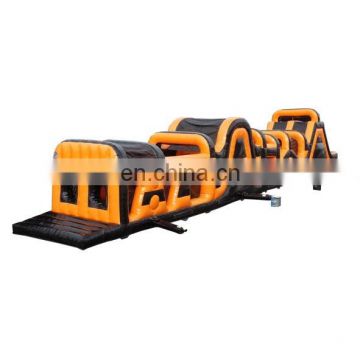 commercial 80ft teenage inflatable assault obstacle course for sale