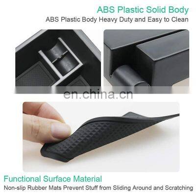 Interior Accessories Parts Silicone Armrest Rest Storage Box Center Control Console Organizer Tray For Kia Niro 2016-2021 photo-4