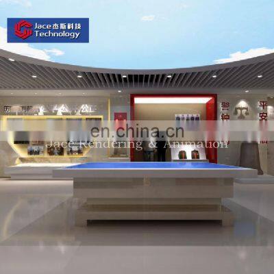 Exhibition Hall Building 3dmax Internal Architectural Rendering photo-2