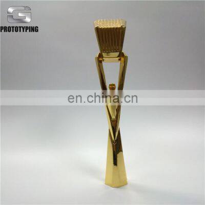 Precision SLA 3d Print Model Rapid 3d SLA Print Large Size Cartoon Resin Model With Bright Gold Silver Plated photo-3