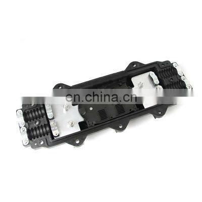 Waterproof Junction Box 24 48 96 144 Core 2 In 2 Out Horizontal Cable Fiber Optic Joint Splice Closure