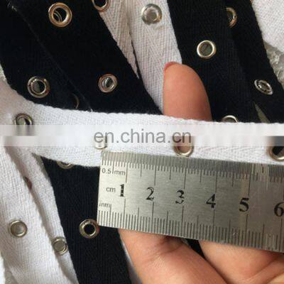 Cheap Price Wholesale Custom Metal Eyelet Cotton Tape For Garment Clothes