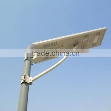 New general style brightness waterproof power all in one led street light with pole