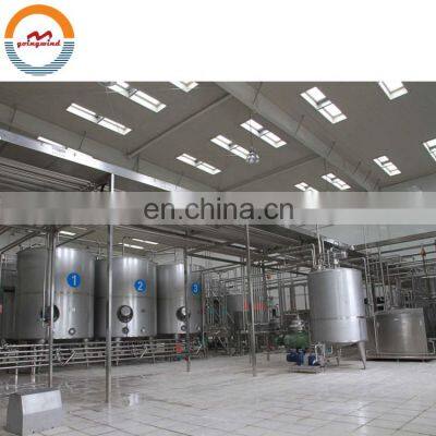 Automatic milk processing line auto 500l 1000l 5000l h milk processing line cheap price for sale