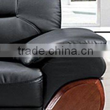 Oupusen 1 1 3 Black Home Wooden Sofa Set photo-5
