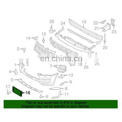 OEM 95B807287 Front License Plate Frame For Porsche Macan 2014-2018 License Plate photo-4