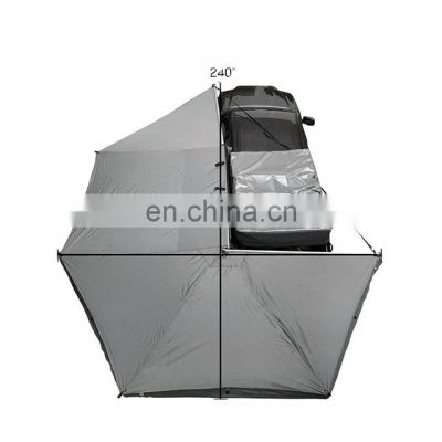 Waterproof 270 Degree Fan Car Side Awning legless for Camping