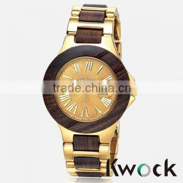 vip wood & metal watch good design and high quality with low price