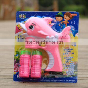 Happy winter toys true color spray paint music bubble gun for kids
