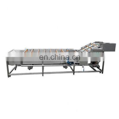 industrial fruit washer machine mini vegetable washing machine pears washing drying sorting line