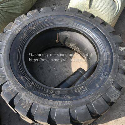 Sales of Construction Machinery Tires 16.00-24 Smooth Paving Tires 1600-24 photo-4