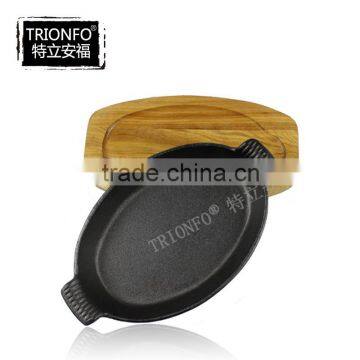 TRIONFO Fish Shape Cast Iron Pre-seasoned Baking Plate photo-2