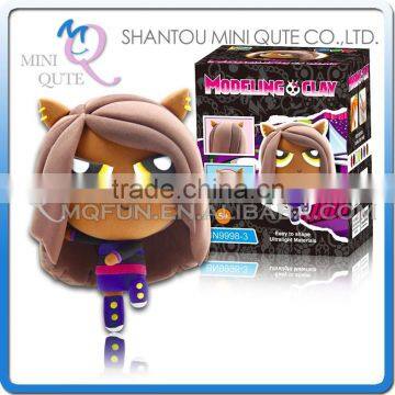 Mini Qute Bonnie kawaii American girl fashion dolls DIY cartoon model building block plasticine clay educational toy NO.BN9998-3