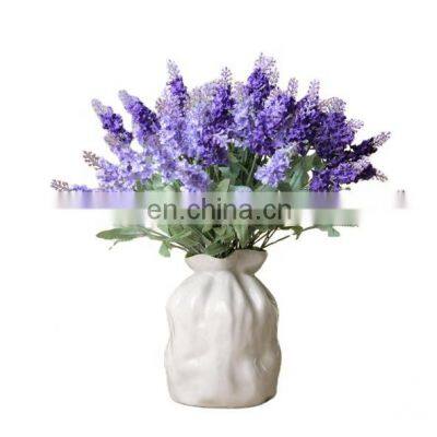 Hot Sale Manufacture High Quality Unique Plastic 10 bunches Artificial Plants Flower Lavender For Home Decoration