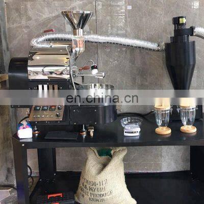 1kg Direct Fire Semi-hot Air Coffee Roasting Machine Coffee Sample Roaster photo-4