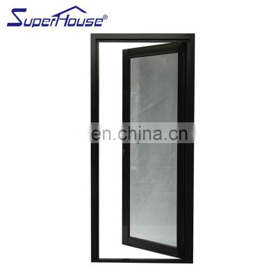 Superhouse Used Exterior French Doors Florida Hurricane Proof High Impact Resistant Aluminium Door With Laminated Safety Glass