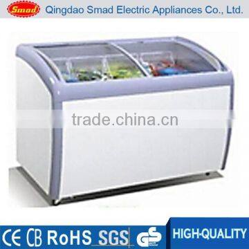 360L commercial ice cream display freezer with ETL