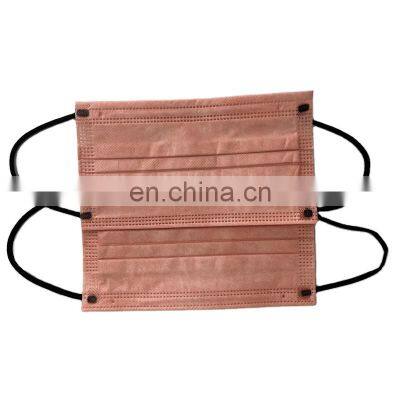 Morandi color mask disposable nonwoven face mask with beautiful color