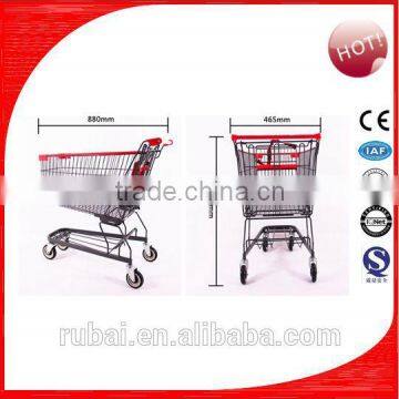 Surpermarket shopping carts with kid seat