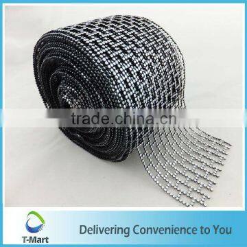 new design plastic mesh tube rolls Home Decor Poly Mesh Hot Mitsubishi Diamante Style Wrap Crafting Bridal